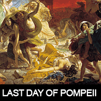Modern Wall Art - Last Day of Pompeii